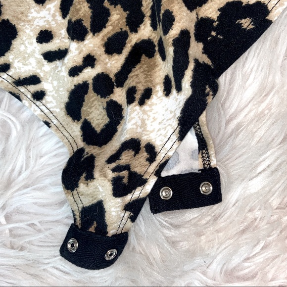Cheetah/Leopard Print Body Suit - Picture 3 of 5